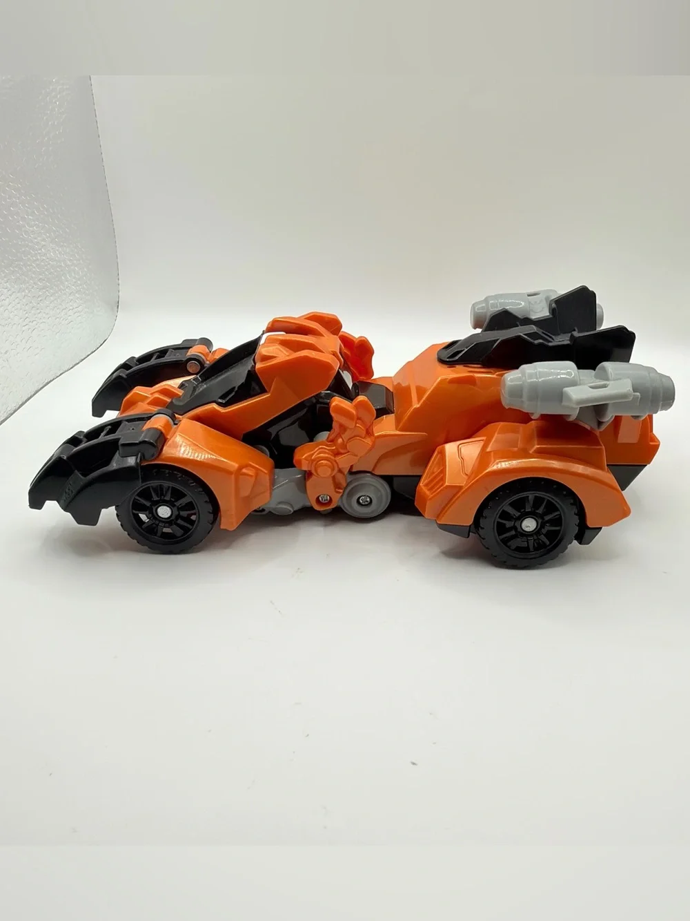 VTech Switch & Go T-Rex Race Car Transforming Light Effects LCD Screen works